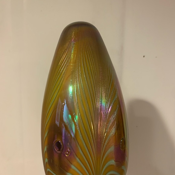 Pendant light Opalescent Hand Blown Glass (3 Available) - Picture 3 of 10